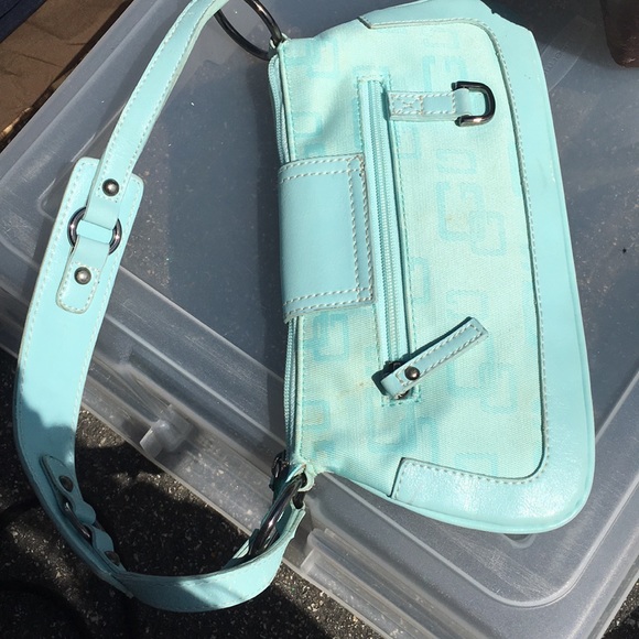 Turquoise GUESS Handbag - Picture 2 of 3